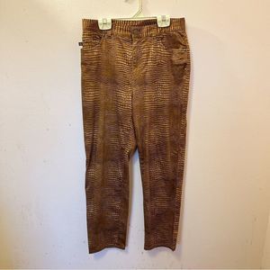 Lauren Ralph Lauren Snake Pattern Pant Woman 6P